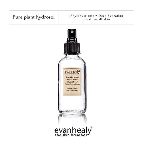 evanhealy - Evanhealy Tônico Facial de Gerânio Rosa com HydroSoul – Hidrossol Orgânico de Plantas 100% Puro – Protege