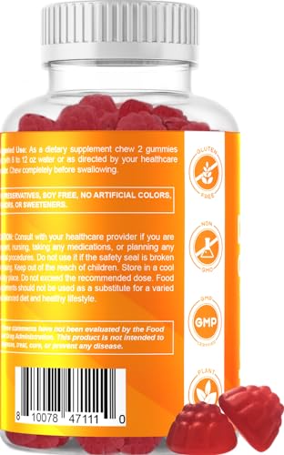 Gomas de Vitamina D3 K2 – 60 Unidades – Suporte para Ossos e Coração Saudáveis - Vitamatic