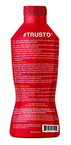 Mega Clean Bebida Herbal de Desintoxicação – Limpeza completa do corpo para mulheres e homens – Resultados no mesmo dia – Adesivo incluso - Detoxify