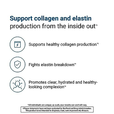 Essential Skin Food – Suplemento Nutritivo para Suporte de Colágeno e Elastina, 30 Cápsulas - ACTIVATEDYOU