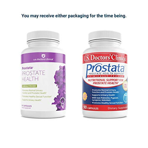 U.S.DOCTORS'CLINICAL - Prostata Prostate Supplement for Men – U.S. Doctors’ Clinical: Blend for Healthy Urinary Tract, Flow, Sexual Function, BPH Symptoms