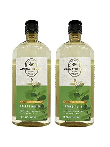 Bath & Body Works - Bath and Body Works – Kit Aromaterapia Alívio do Estresse Eucalipto 2 Unidades – 100ml