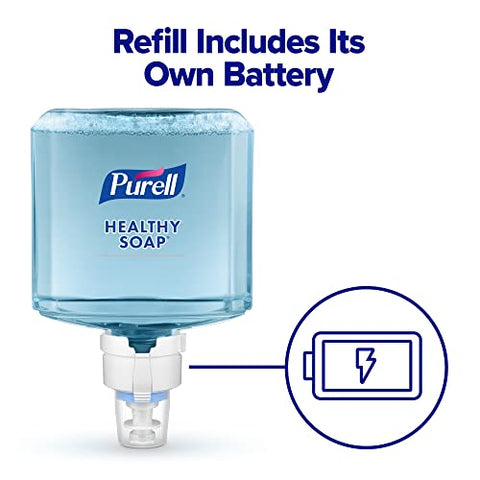 Purell - PURELL Sabonete Saudável Gentle and Free Foam, Sem Fragrância, Recarga de 1200 mL para Dispensador Automático de Sabonete PURELL ES8 (Pacote com 2) – Fabricado pela GOJO, Inc