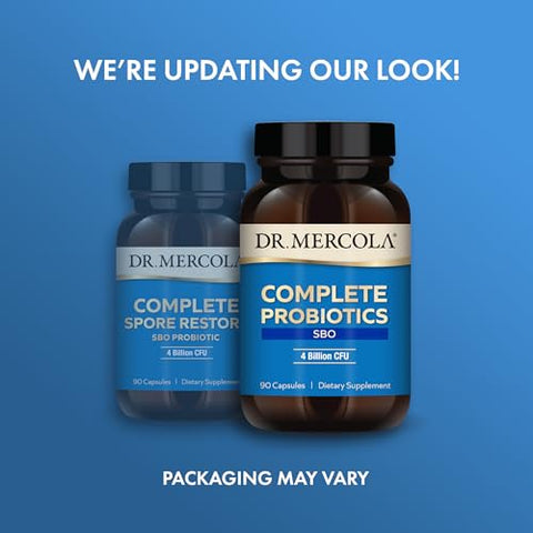 Complete Probiotics SBO – 90 Cápsulas, 4 Bilhões UFC, Suporte à Imunidade, Não-OGM - Dr. Mercola