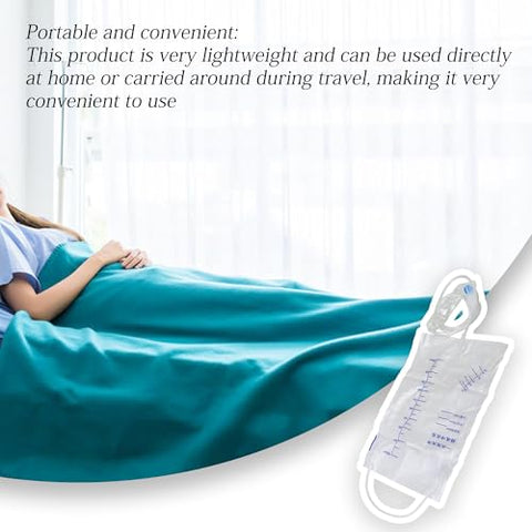 Sevender - Conjunto de 10 Sacos Descartáveis de Silicone para Limpeza e Desintoxicação de Café de 1000ml com Mangueira para Mulheres e Homens