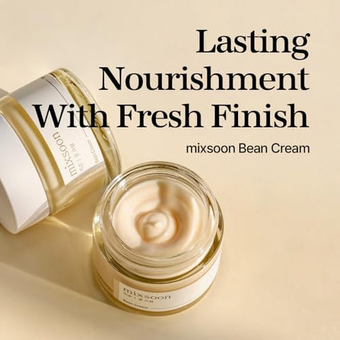 mixsoon - Creme Hidratante Vegansnail Bean Cream, Coreano, 50ml