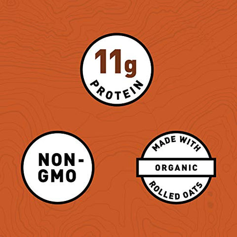 Clif Bar - Barras de Energia CLIF – Amendoim Crocante – Feitas com Aveia Orgânica – Alimento à Base de Plantas – Vegetariano – Kosher (Barras de Proteína de 2,4 Ounces, 24 Unidades) Embalagem Pode Variar