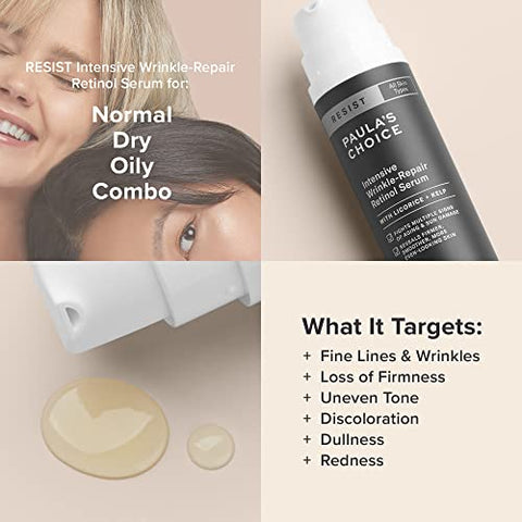 Paula's Choice - Paula’s Choice – Serum Retinol Intensivo RESIST, Squalane, Vitamina C – 30ml
