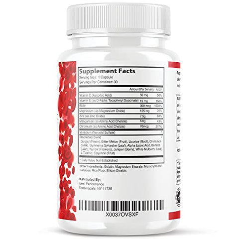 IDEAL PERFORMANCE - Fórmula Glucofort (Oficial) Ideal Performance – Suplemento (5 Pacotes)