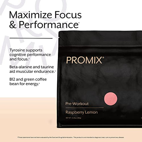 ProMix Nutrition - Promix Pó Pré-Treino, Framboesa Limão – Maximiza o Foco | 200g