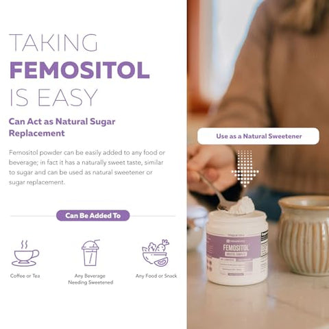 Triquetra Health - FemoSitol Pó de Inositol | Myo-Inositol – 100g | Aumente sua Saúde Hormonal