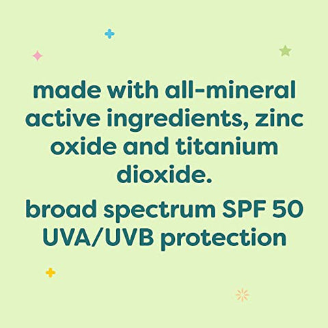 Protetor Solar Infantil Babyganics SPF 50 em Bastão Tamanho Viagem | Proteção UVA UVB | Resistente à Água | 50g