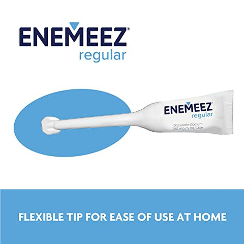 Enemeez Plus - Enemeez Regular 283mg Docusate Sodium Mini Enema – Alívio da Constipação, 35 Unidades (ENE00040)