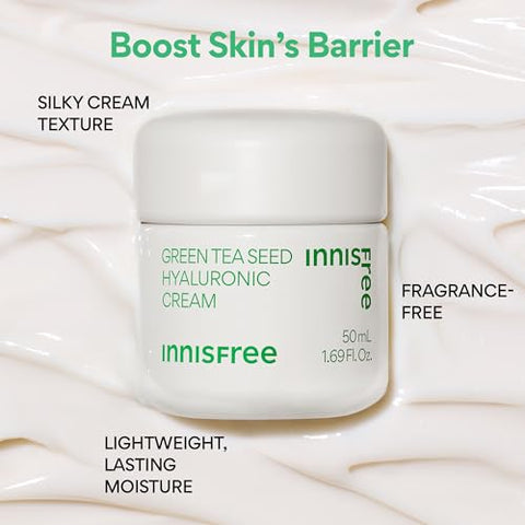 Kit de Rotina innisfree Hydration Heroes com Chá Verde: Sérum, Cleanser, Toner e Creme (Embalagem Pode Variar) – Cuidados com a Pele Coreanos