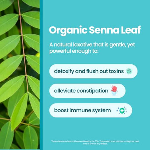 TeaTox Booster Chá de Sene – Chá Detox de 14 Dias para Alívio do Inchaço, Limpeza Detox, Estímulo de Humor – Sabor Hibisco - VoomVaya