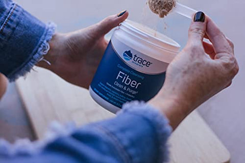 Fibra de Limpeza Completa | Suporte à Digestão, Saúde do Coração e Gerenciamento de Peso | Livre de Glúten e Certificado Vegano | Maçã, Farelo de Aveia | 250g - Trace Minerals