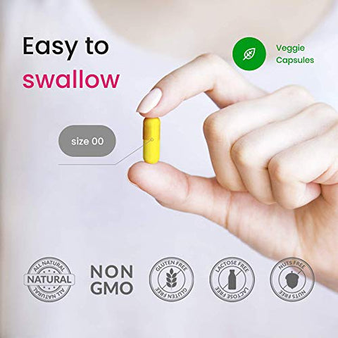 Coshisensu - Berberine HCI 1200mg – Suplemento Premium de Berberina – 60 Cápsulas de Força Máxima HCI – Não-OGM – Fabricado nos EUA