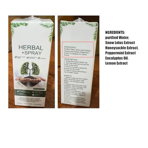 BITYEYE - Spray Herbal Respinature para Limpeza Pulmonar – Suporte Poderoso para os Pulmões – 30ml (10PCS)