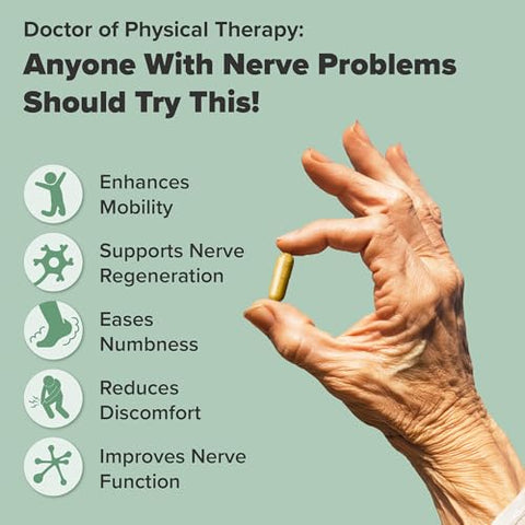 Nerve Prime – Ácido R-Alpha Lipoico, Cogumelo do Leão e Curcumina, Suporte ao Bem-Estar, Função Cognitiva, Proteção Antioxidante, Suprimento de 30 Dias - nooro
