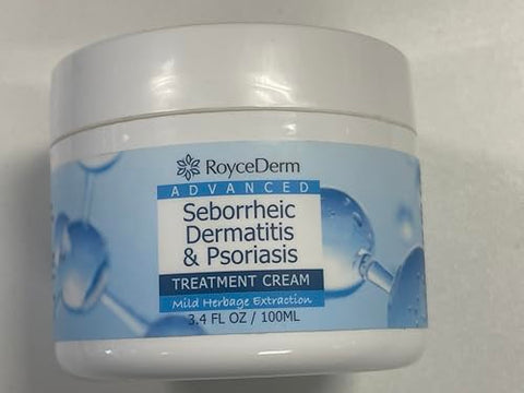 Creme Roycederm para Dermatite Seborreica, Tratamento do Couro Cabeludo para Psoríase, Foliculite, Couro Cabeludo Seco, Caspa, Creme Anti-Coceira para Alívio Calmante – 50g