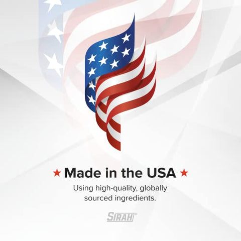SIRAH - Suplemento Masculino Potencializador de Testosterona – Aumento de Desempenho para Homens – Potencializador de Testosterona para Resistência, Impulso, Resistência, Força, Tamanho, Libido