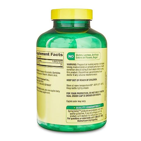 ikj - Ikj Suplemento Dietético de Capsulas de Potássio Tamanho Econômico, 99 Mg, 500 Unidades