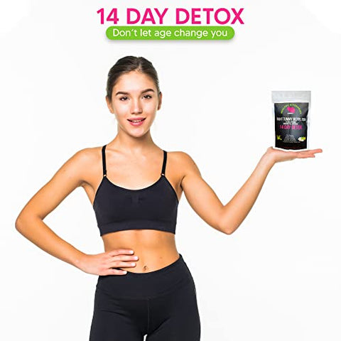 Generic - Chá Detox Healthy Diversions para Barriga Lisa, Resultados Extra Fortes em uma Semana, Reduz Inchaço, Saquinhos de Chá Herbal, Bem-Estar