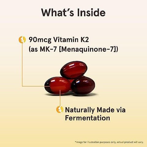 MK-7 90 mcg – Vitamina K2 Bioativa – 120 Porções (Softgels) – Para os Ossos - Jarrow Formulas