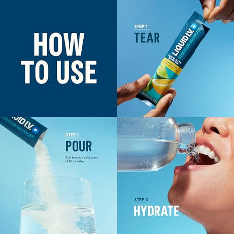 Hydration Multiplier – Maracujá | Pó para Bebida com Eletrólitos | 1 Pacote (16 Porções) - Liquid I.V.