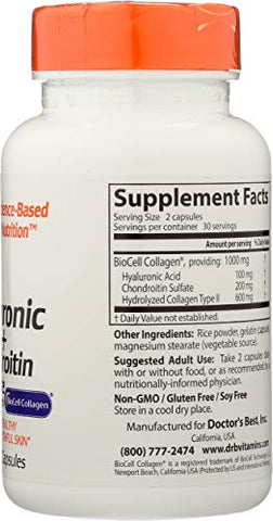 Doctor's BEST - Ácido Hialurônico – Preenchimento e Hidratação da Pele – 30ml