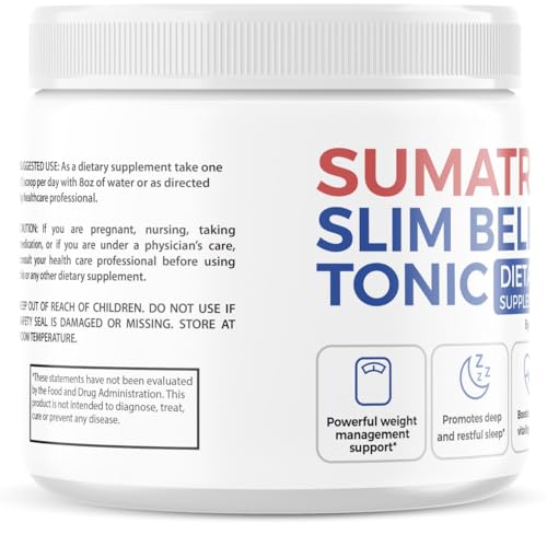 NutraRize - Pó Tônico Sumatra Slim Belly – Suplemento Dietético Sumatra Slim Tonic, Pó de Força Máxima Natural Sumatra, Avaliações do Sumatra Slim BellyTonic (1 Pacote)