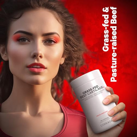 Suplemento de Cartilagem Bovina de Tráquea de Carne Alimentada com Capim – Liofilizado, Não Desengordurado, Dessicado - Codeage