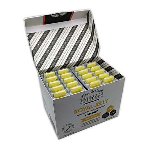 HEALTHFARM - Royal Jelly 1000mg 200 Cápsulas Softgel 10-HDA Suplementos Nutricionais (1 Pacote) – Melhor Marca de Geléia Real 10-HDA em Cápsulas Softgel