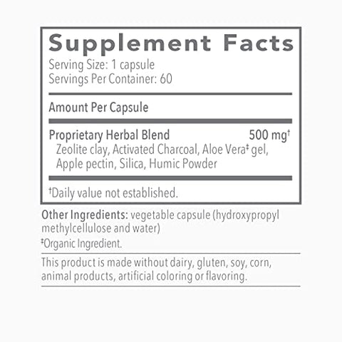 Bio-Botanical Research - Biocidin G.I. Detox Gentle Binder – Carvão Ativado, Zeólita | 60g