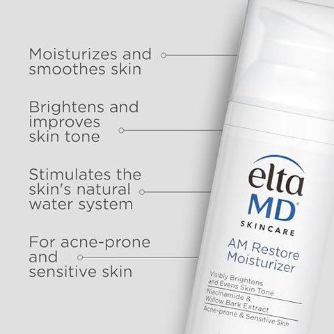 ELTA MD Loção Facial Ilumina e Uniformiza o Tom da Pele 30ml – Niacinamida, Extrato de Casca de Salgueiro