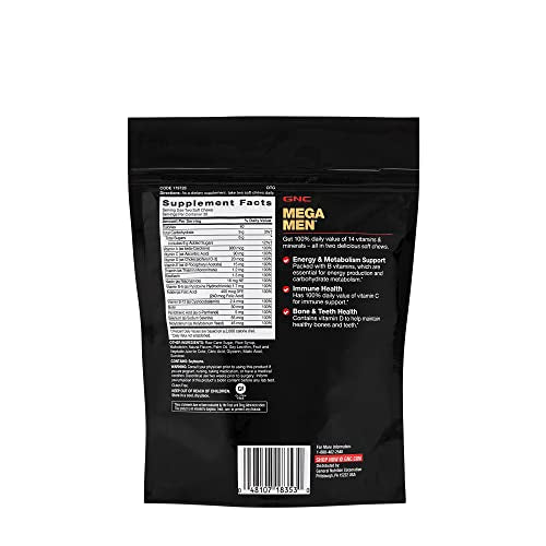 Mega Men – Frutas Variadas: Suplemento Multivitamínico para Homens – 60 cápsulas - GNC