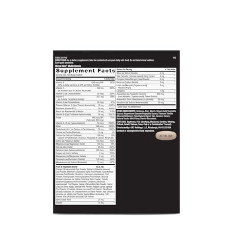 Mega Men Focus – Suplemento para Concentração e Foco – 60 cápsulas - GNC