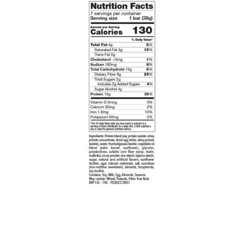 ProtiFit - PROTIFIT – Barra de Lanche de Baixa Caloria para Dietas Saudáveis, Alto Teor de Proteína, 15g de Proteína, Baixo Carboidrato, Baixo Açúcar, Compatível com Proteína Ideal, 7 Porções por Caixa (Remix Baunilha-Choco)