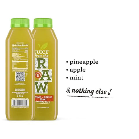 2-Day Juice Cleanse com Fusão de Coco por Juice From the RAW® – Sucos 100% Naturais e Preparados a Frio (12 Garrafas Totalizando 12 ml)