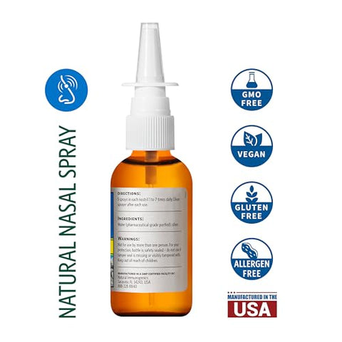 Hydrosol Bio-Ativo de Prata Coloidal para Suporte Imunológico – 10ppm – 60ml – Spray Nasal - Sovereign Silver
