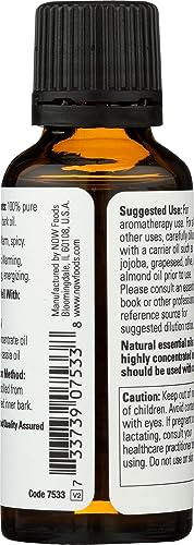 NOW Foods - Óleo Essencial de Canela Now Foods, 30 ml (30g)