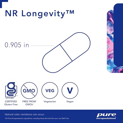 NR Longevity – Suporte ao Envelhecimento Saudável. Reposição de NAD - Pure Encapsulations