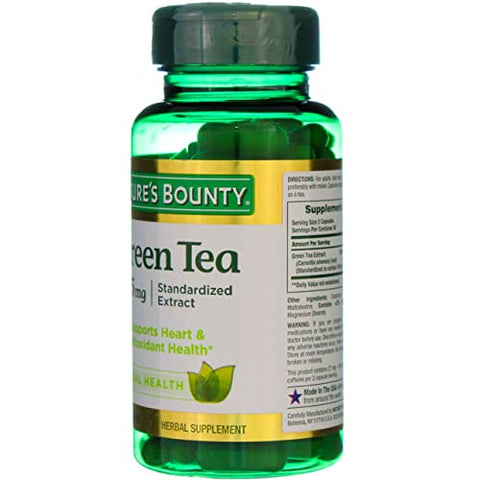 Nature's Bounty - Nature’s Bounty Extrato de Chá Verde 315 mg Cápsulas 100 un (Pacote com 4) – Green Tea Extract