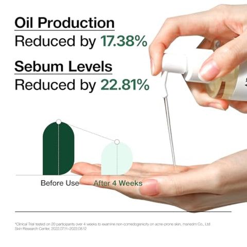 Heartleaf Pore Control Cleansing Oil – Óleo de Limpeza Facial, Removedor de Maquiagem e Cravos, Cuidados com a Pele Coreana 200ml - ANUA