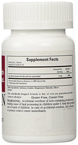Cardiovascular Research - Ferritin Maximum Absorption Iron Supplement 1-Pack – Cápsulas de 60 –