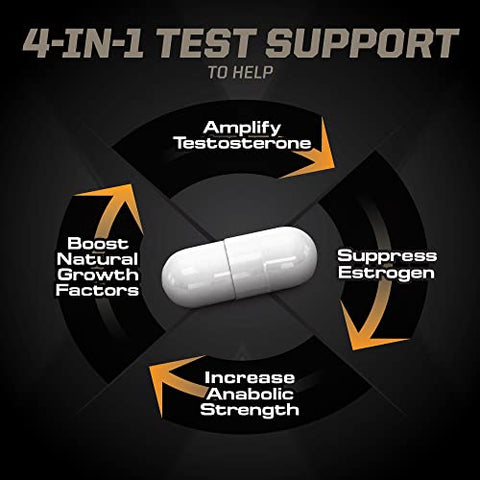 Sports Methyl Andro com DHEA Amplifica Testosterona para Crescimento Muscular Magro e Ganho de Força – Desempenho em Levantamento de Peso e Treino – Suplemento Alimentar (90 Cápsulas Vegetarianas) - PMD