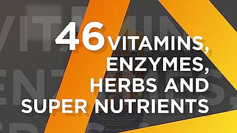 Liquid Vitamin Turbo Power Plus: 47 Vitaminas, Enzimas, Vitamina D3, Vitamina A, Vitamina C e Zinco para Homens, Mulheres, Adolescentes e Crianças – Marca Turbo Power Plus