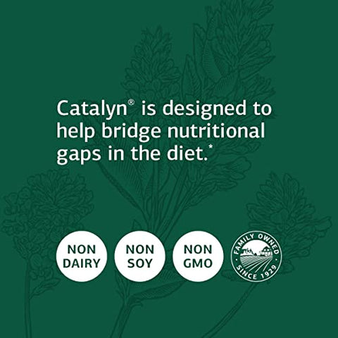 Standard Process Inc. - Catalyn Standard Process – Suporte Alimentar Integral para Bem-Estar Geral com Vitamina D, Vitamina C, Vitamina A, Tiamina, Riboflavina, Vitamina B6, Citrato de Magnésio e
