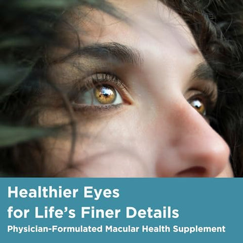Eyecheck - Suplemento Macular Macutene® com Vitaminas Naturais para a Saúde dos Olhos – Fórmula Baseada em Ensaios Clínicos AREDS2® com Zeaxantina, Luteína e Mirtilo – Suporte à Saúde Ocular