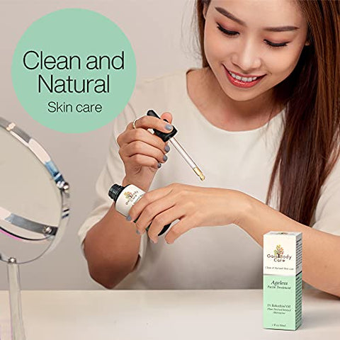 Óleo Orgânico de Bakuchiol Gaia Body Care 5%% – (30ml) – Anti-Envelhecimento, Antirrugas, Reduz Linhas Finas, Suaviza a Pele, Hidrata – Soro de Bakuchiol à Base de Plantas – Melhor Alternativa ao Retinol